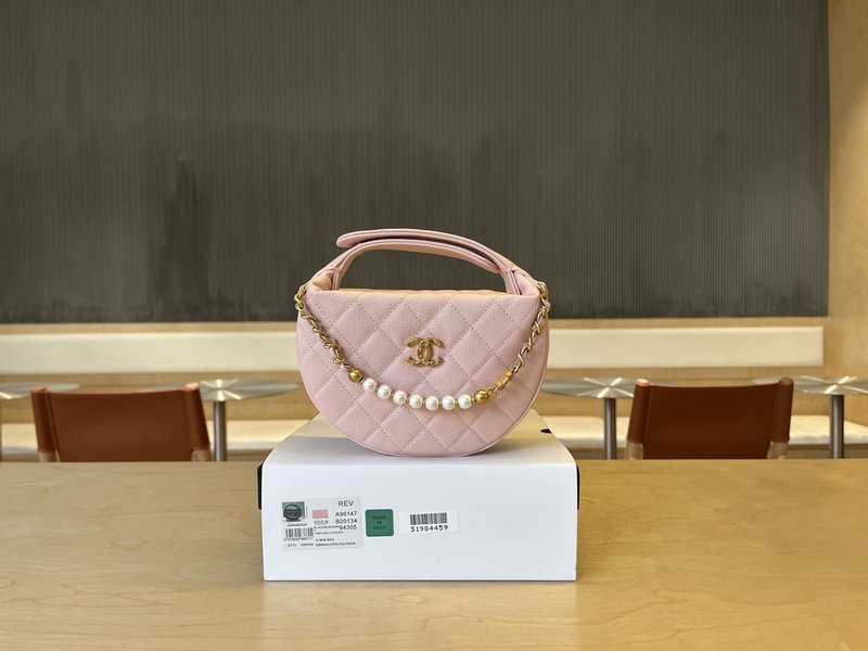 샤넬 진주 체인 훌라백 001-222673