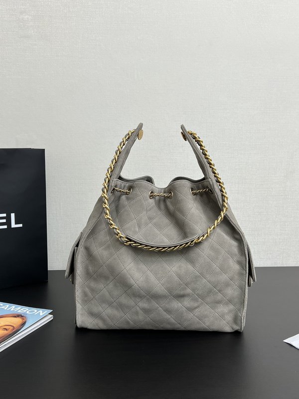 샤넬 그레이 HOBO 버킷백 001-222697