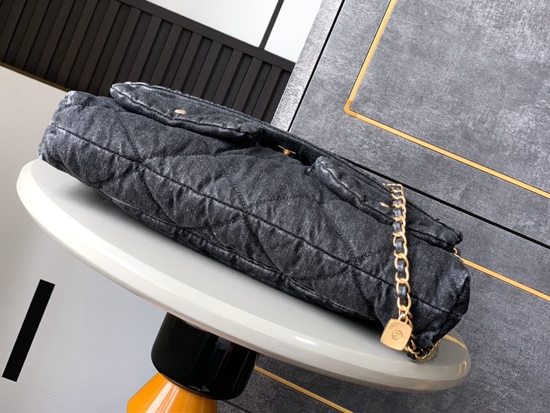샤넬 빈티지 데님 숄더백 001-222746
