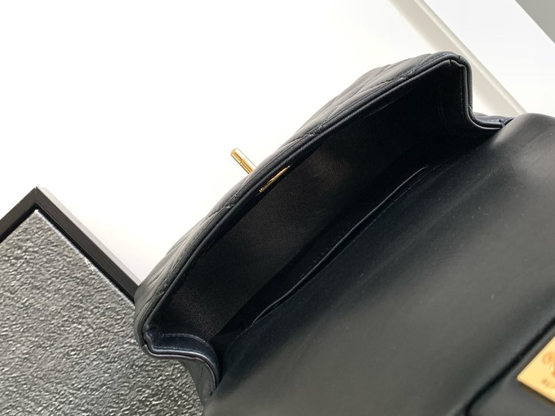 샤넬 신규 블랙 퀼팅 체인 핸드백 001-222849