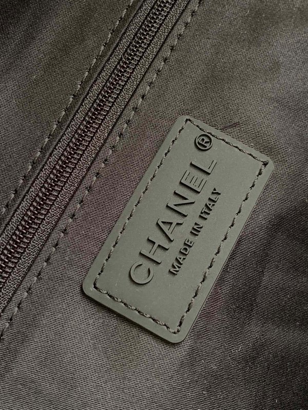 샤넬 블랙 로고 폭탄형 스포츠 짐백 001-222984