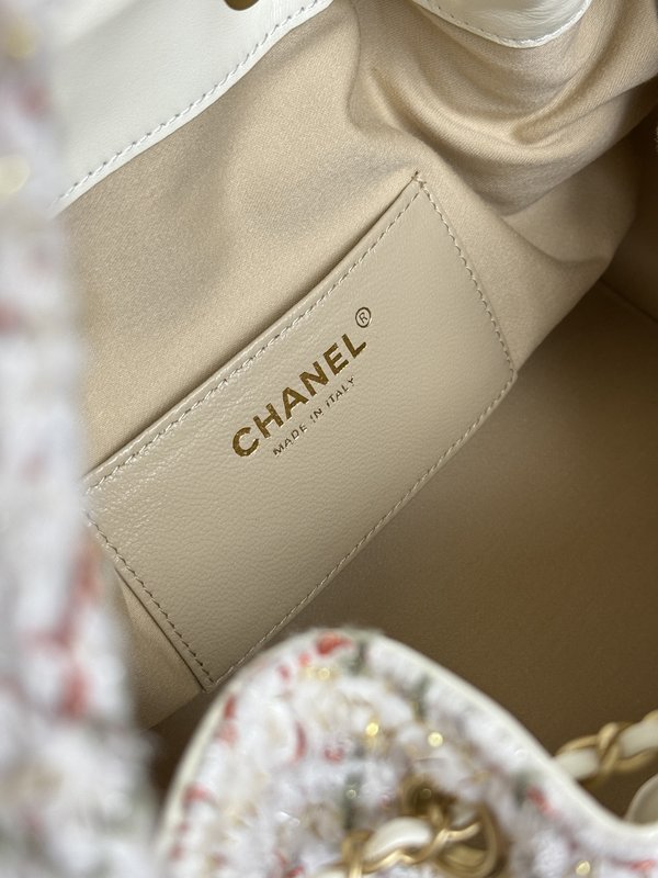 샤넬 스타일 트위드 미니 버킷백 001-223223