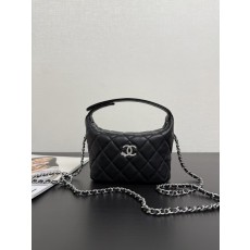 레트로 소가죽 볼 패턴 미니 박스백 001-223268