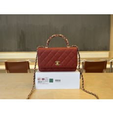 샤넬 더블 C 로고 핸들 WOC 체인백 001-223272