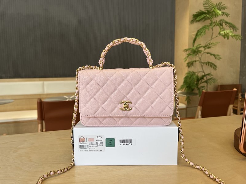 샤넬 더블 C 로고 핸들 WOC 백 001-223273