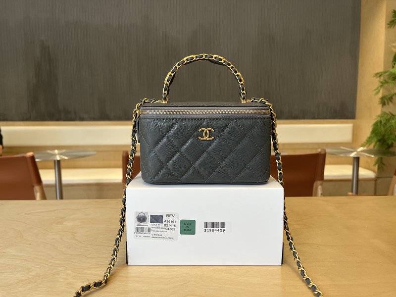 샤넬 더블 C 핸들 메이크업 박스 001-223277