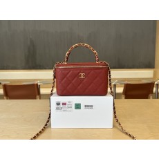 샤넬 더블 C 핸들 메이크업 박스 001-223278