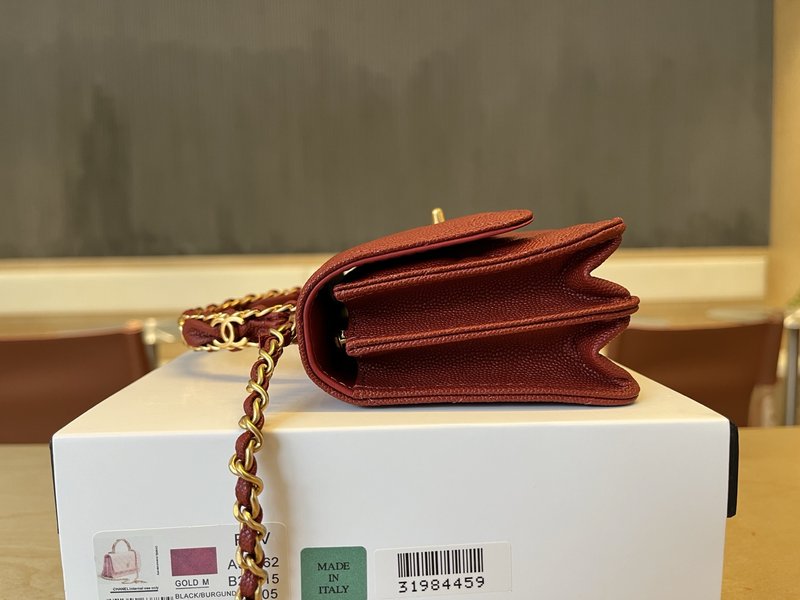 샤넬 더블 C 핸들 아코디언 백 001-223281