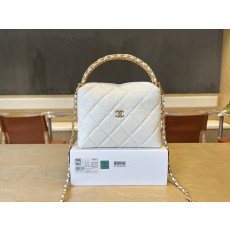 샤넬 더블 C 핸들 체인 파우치 001-223286