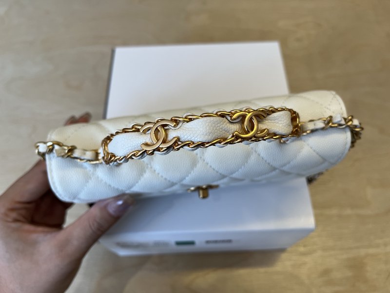 샤넬 더블 C 핸들 아코디언백 001-223295