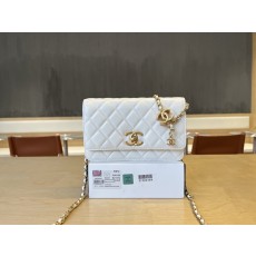 샤넬 더블 C 조절 버클 숄더백 001-223308