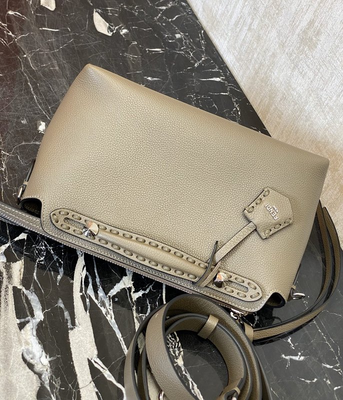 Fendi 업그레이드 그레이그린 보스턴 닙닙백 001-223396