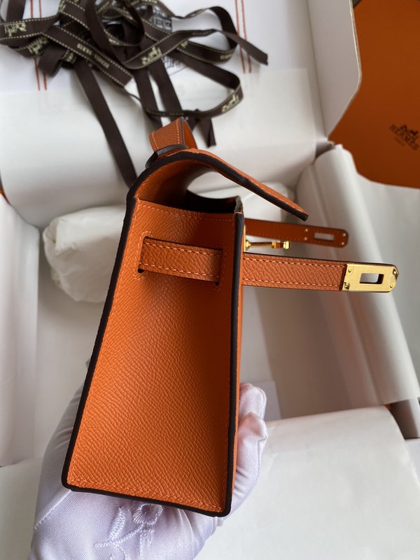 에르메스 켈리 22cm 오렌지 핸드백 001-223989