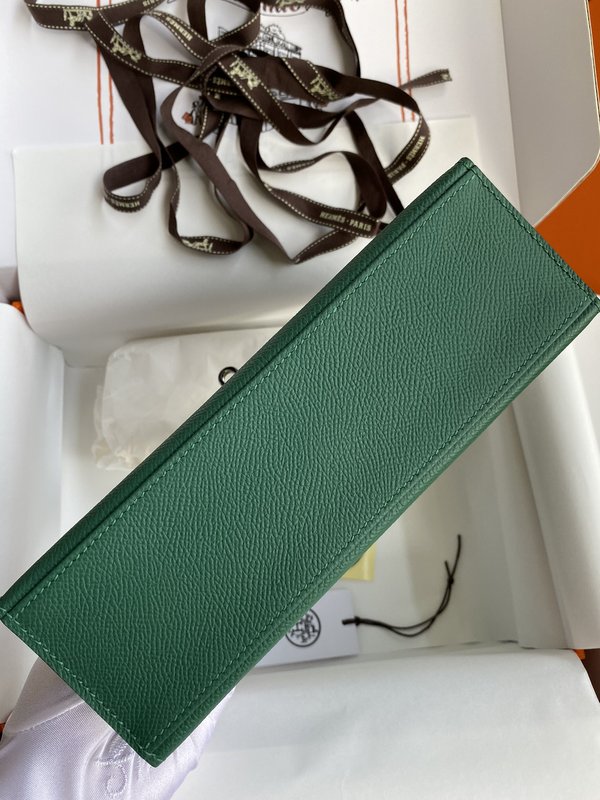 에르메스 켈리 22cm 피콕그린 핸드백 001-224048