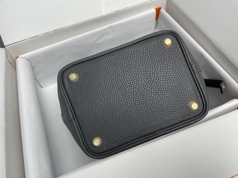 에르메스 피코탱 반수제 TC 가죽 핸드백 001-224144
