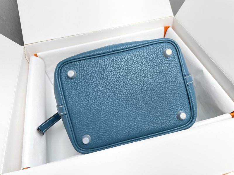 에르메스 피코틴 18cm 하프핸드스티칭 TC 가죽 001-224147