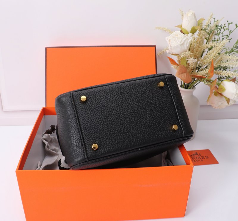 에르메스 미니 린디 19cm 블랙 골드 핸드백 001-224186