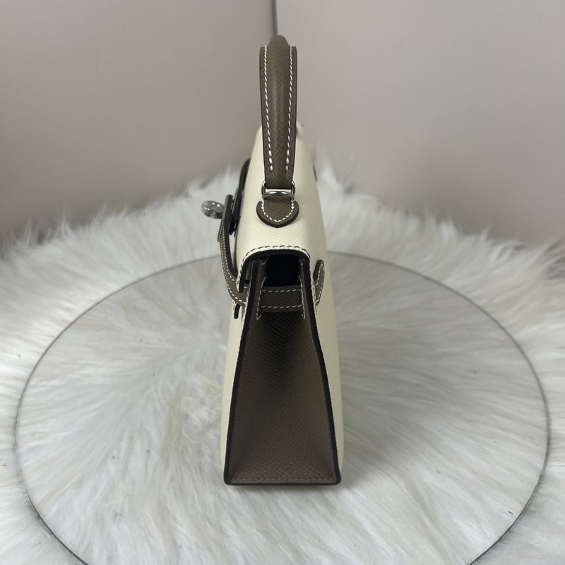 에르메스 미니 켈리 2 세대 투톤 핸드백 001-224431