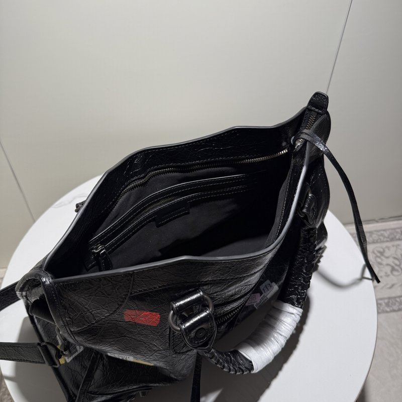 발렌시아가 Le 시티 패치 라벨 프린트 오토바이 스타일 001-224737