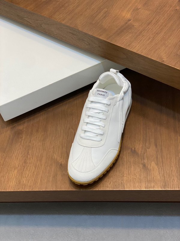에르메스 스웨이드 송아지 가죽 캐주얼 운동화 001-225808