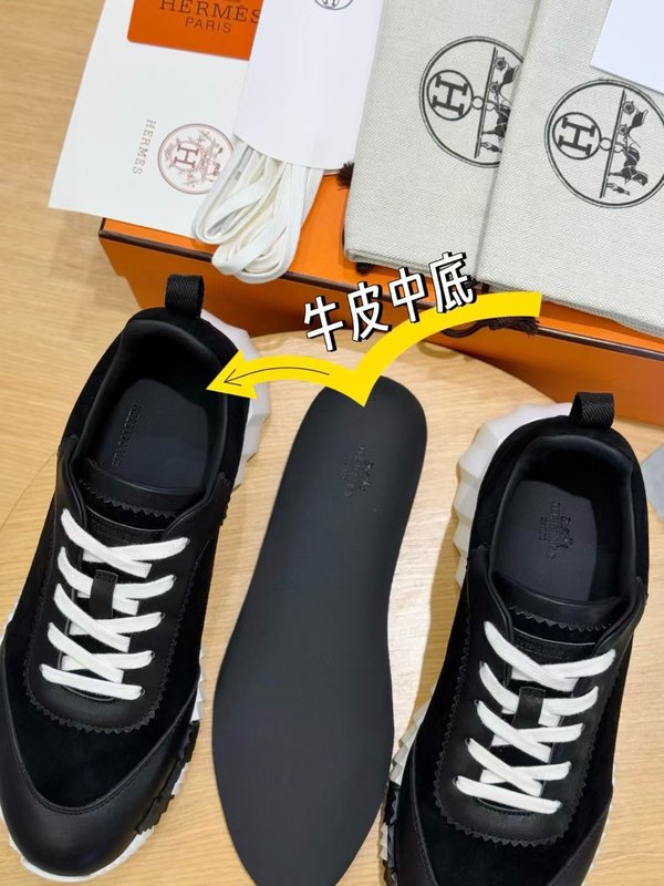 에르메스 남성 가죽 스니커즈 1:1 복제품 001-225875