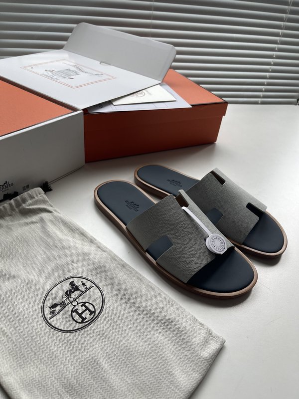 에르메스 클래식 남성 H 버클 슬리퍼 001-226264