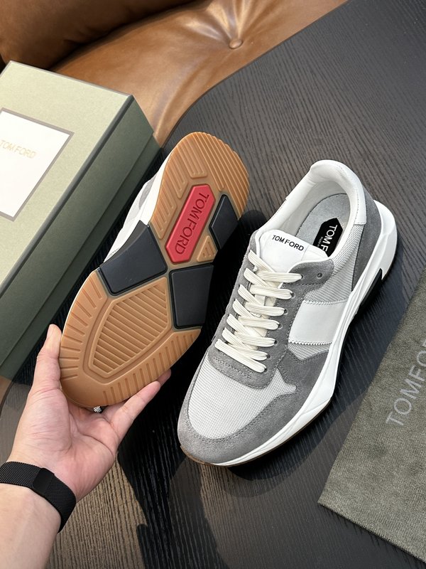 TOM FORD Cambridge 가죽 스니커즈 001-226346