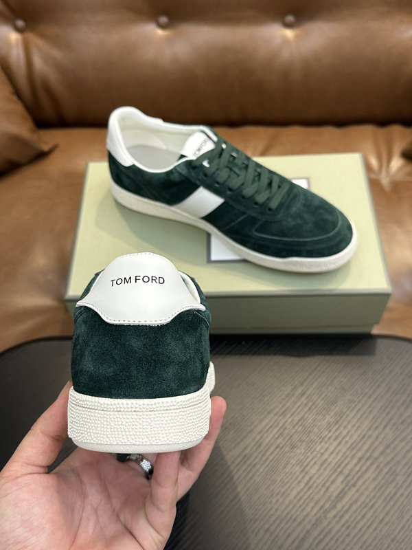 TOM FORD Cambridge 가죽 스니커즈 001-226427