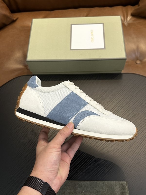 TOM FORD 가죽 로우탑 스니커즈 001-226439