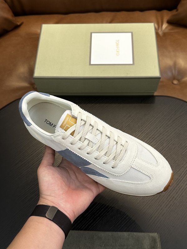 TOM FORD 가죽 로우탑 스니커즈 001-226439