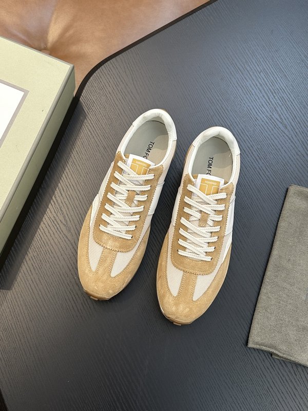 톰포드 캠브리지 소가죽 로우탑 스니커즈 001-226445