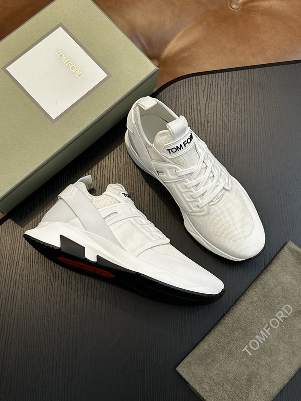 TOM FORD 가죽 로우탑 슈즈 001-226456