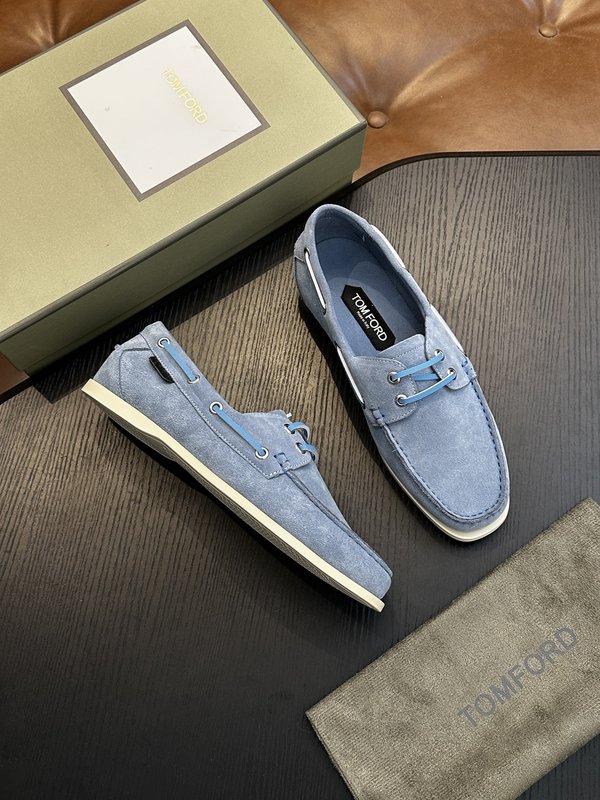 TOM FORD Cambridge 가죽 스니커즈 001-226521