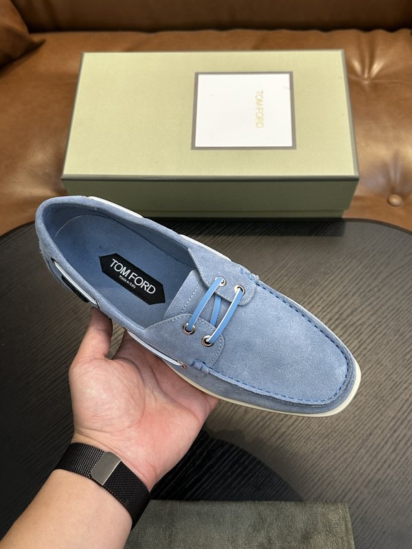 TOM FORD Cambridge 가죽 스니커즈 001-226521