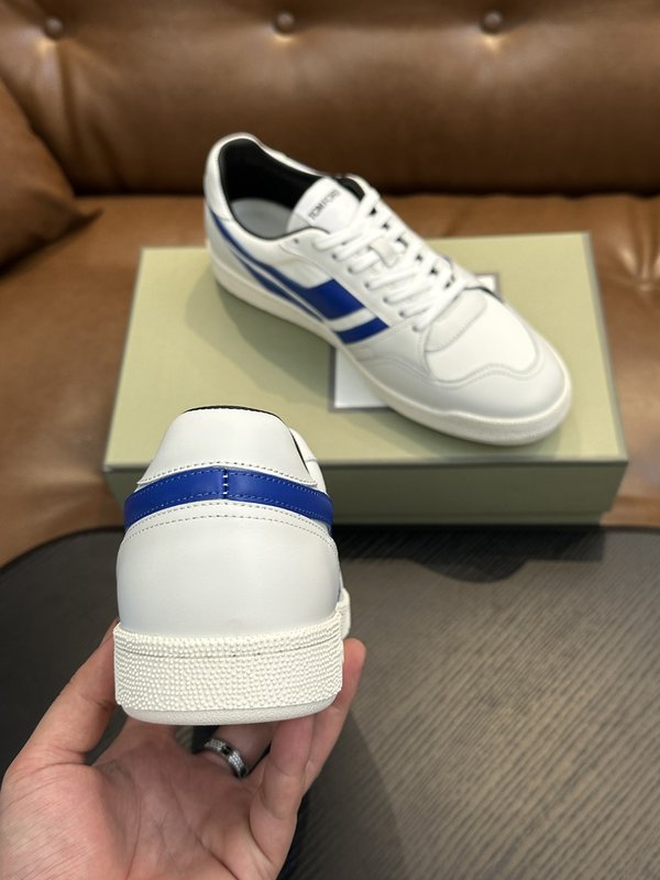 TOM FORD 가죽 로우탑 스니커즈 001-226534
