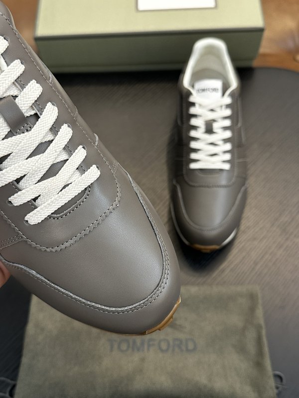 TOM FORD 가죽 로우탑 스니커즈 001-226572