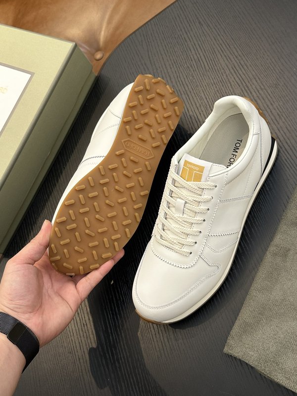 TOM FORD 가죽 로우탑 스니커즈 001-226575
