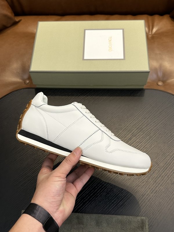 TOM FORD 가죽 로우탑 스니커즈 001-226575