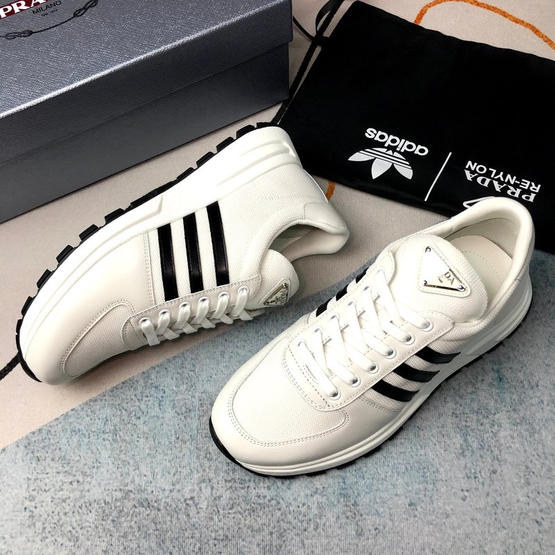 PRADA 프라다 화이트 메쉬 슈즈 001-226970