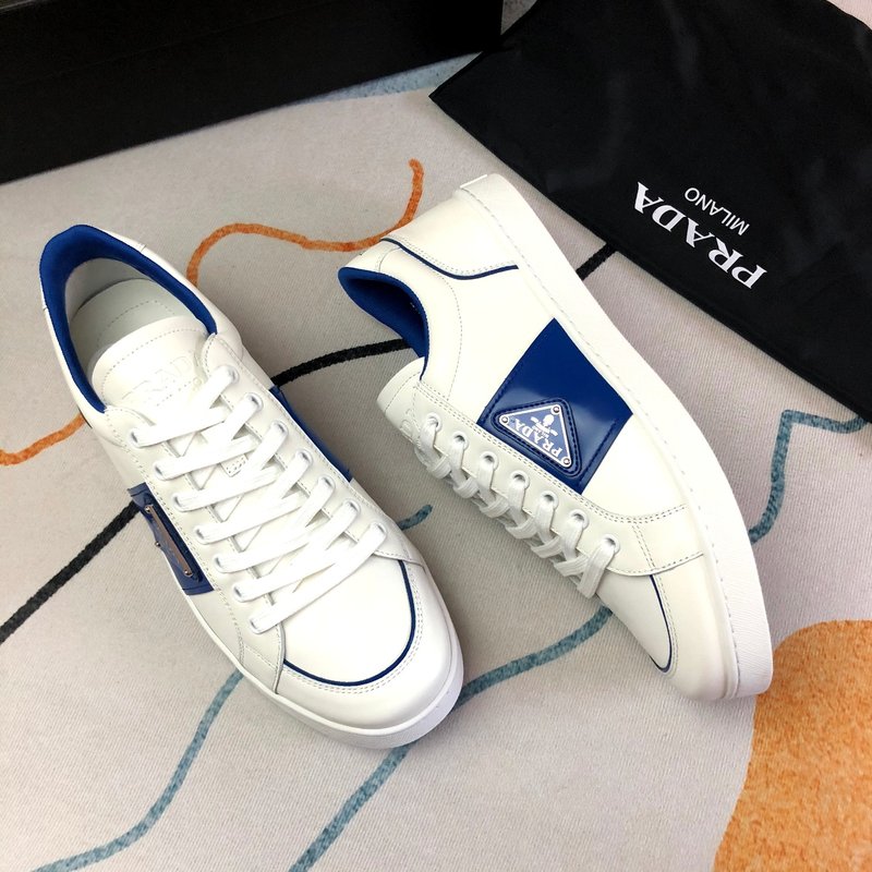 PRADA 화이트 블루 슈즈 001-226982