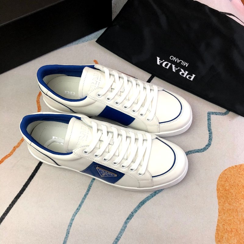 PRADA 화이트 블루 슈즈 001-226982
