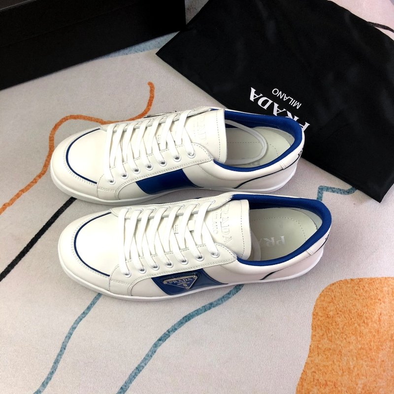 PRADA 화이트 블루 슈즈 001-226982