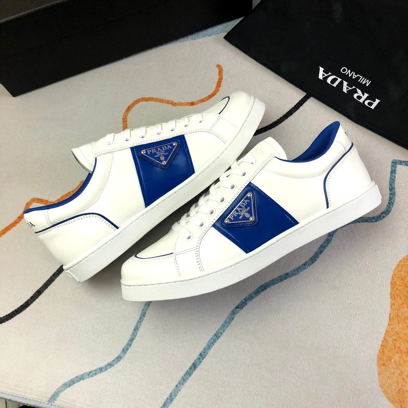 PRADA 화이트 블루 슈즈 001-226982