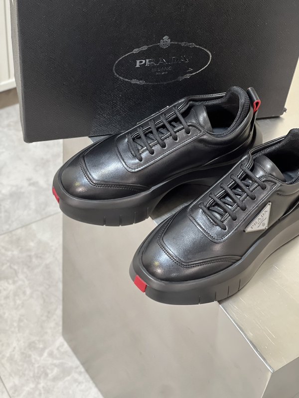 Prada 남성 3D 콘셉트 두꺼운 밑창 캐주얼슈즈 001-227018