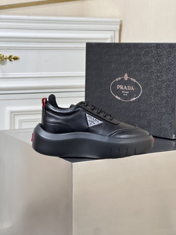 Prada 남성 3D 콘셉트 두꺼운 밑창 캐주얼슈즈 001-227018