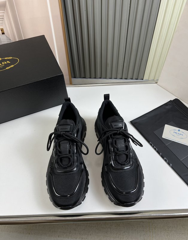 프라다 PRADA 남성용 가죽 메쉬 신발 001-227145