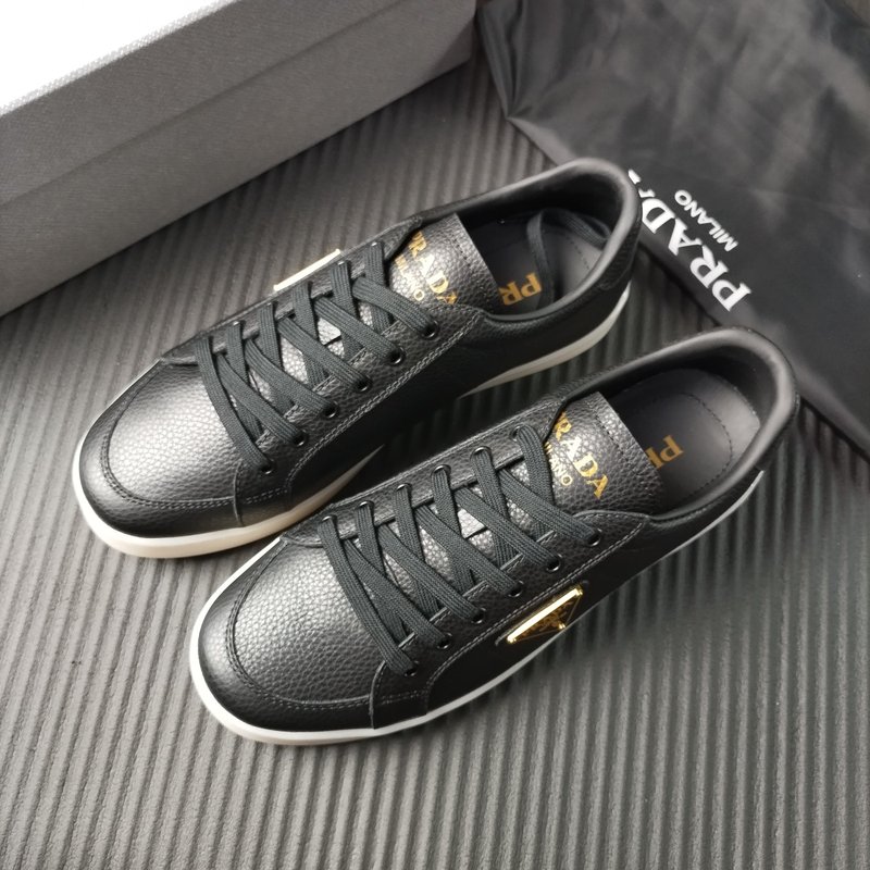 PRADA 프라다 블랙 가죽 신발 001-227221