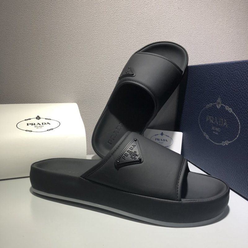 프라다 심플 빵 슬라이드 샌들 001-227259