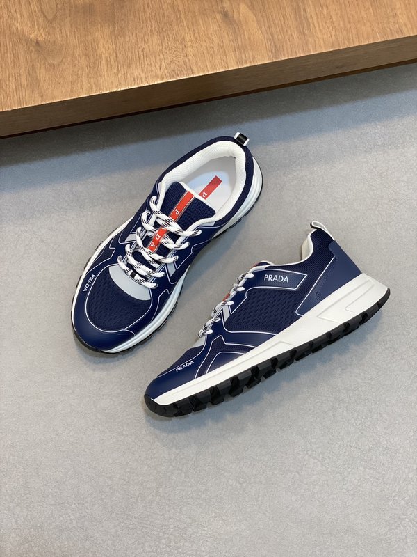 프라다 남성 가죽 캐주얼 운동화 001-227292