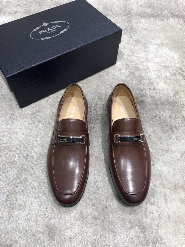Prada 프라다 남성 캐주얼 가죽 신발 001-227309